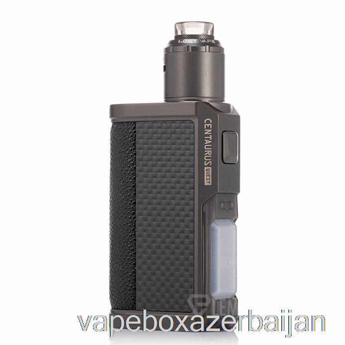 E-Juice Vape Lost Vape CENTAURUS QUEST 100W Squonk Kit Gunmetal / Pearl Fish